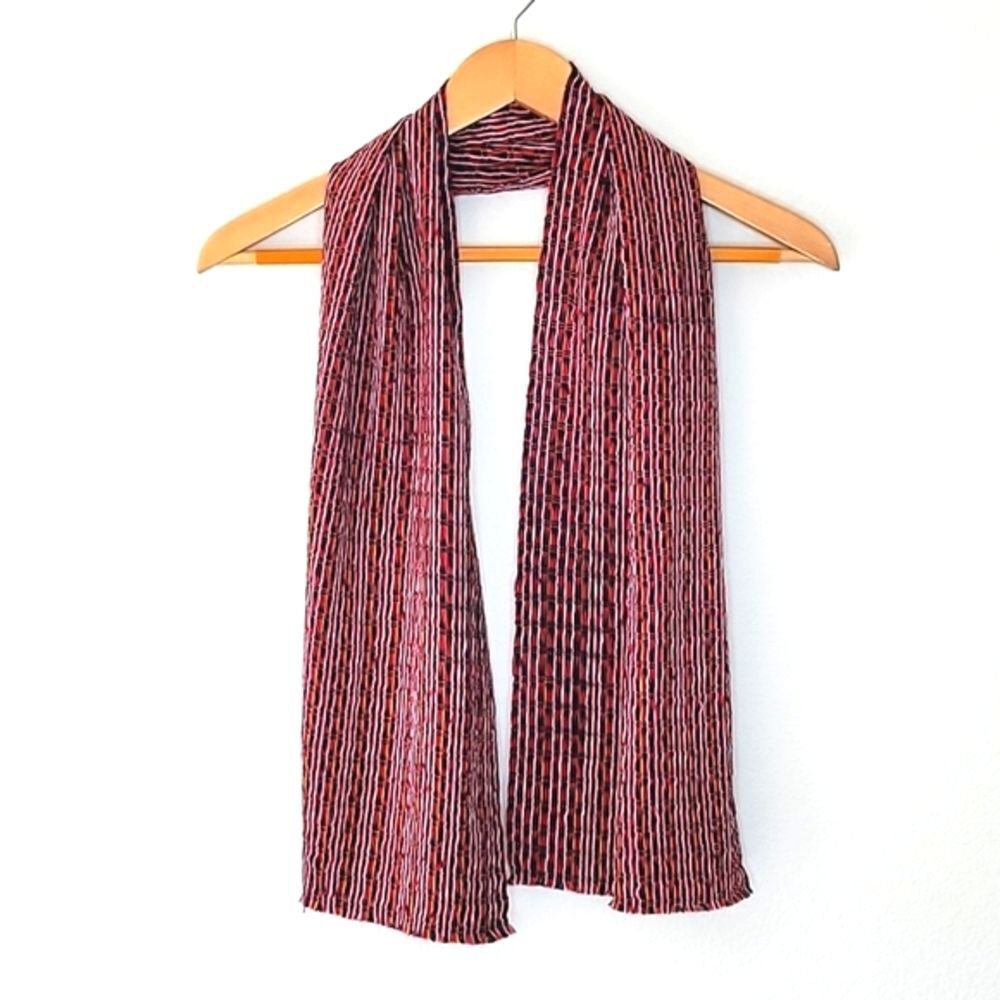 Casual Rectangular Scarf Red White Black Yellow Green Holiday Rastafari Rancher